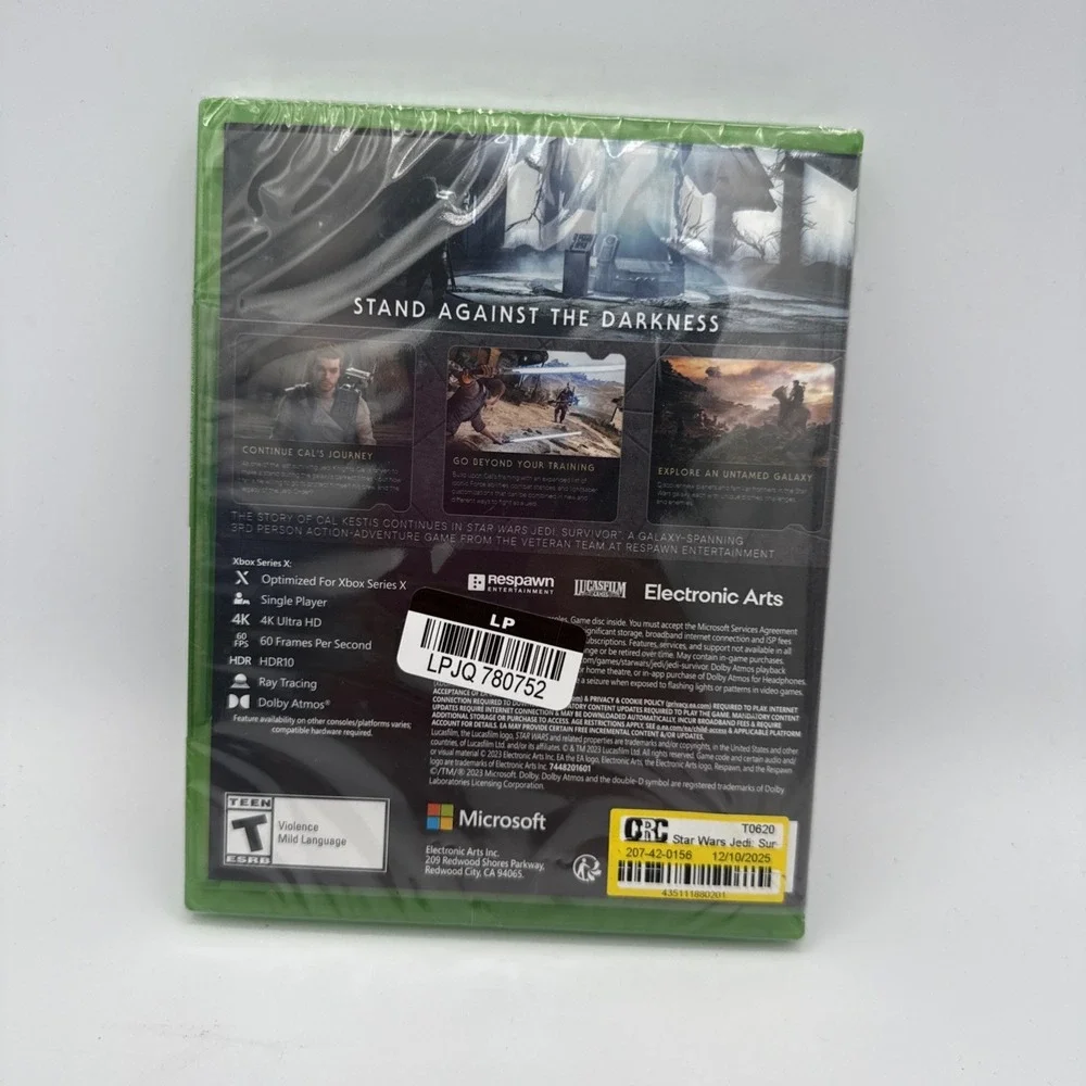 STAR WARS JEDI SURVIVIOR...XBOX SERIES X...(SEALED, NEW)